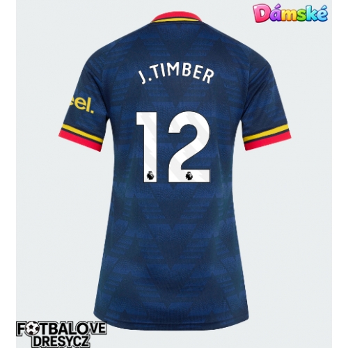 Arsenal Jurrien Timber #12 Dámské Venkovní Dres 2026-27 Krátký Rukáv Arsenal Jurrien Timber #12 Dámské Venkovní Dres 2026-27 Krátký Rukáv